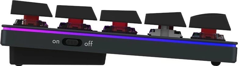 Tastierë mekanike Aqirys Agena, 65%, 68 taste, RGB, wireless & me kabllo, e zezë