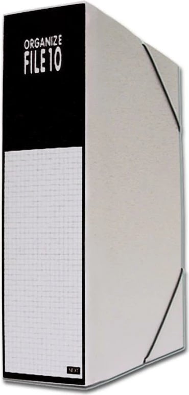 Kuti dokumentesh NEXT H36x27x10cm, Bardhë e Zi