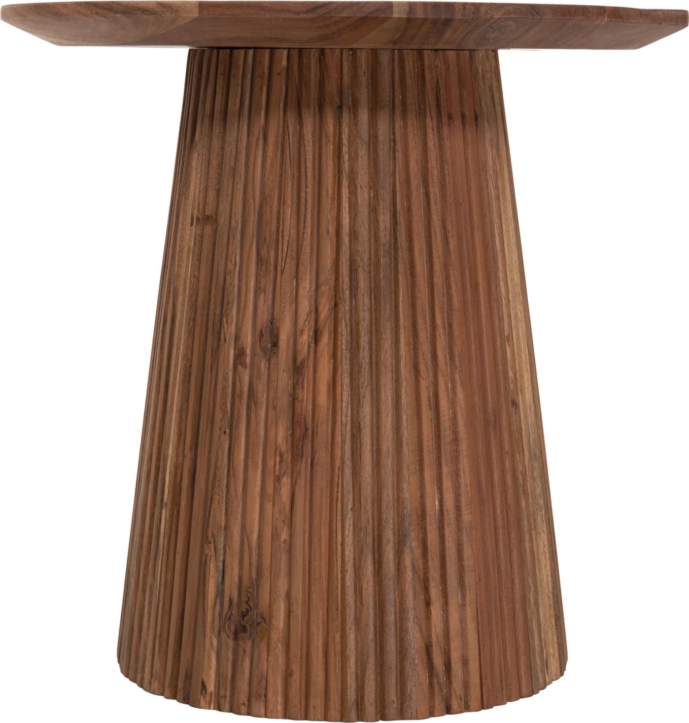 Tavolinë ndihmëse rrethore, ngjyrë natyrale, FH9698, Φ45x44H cm