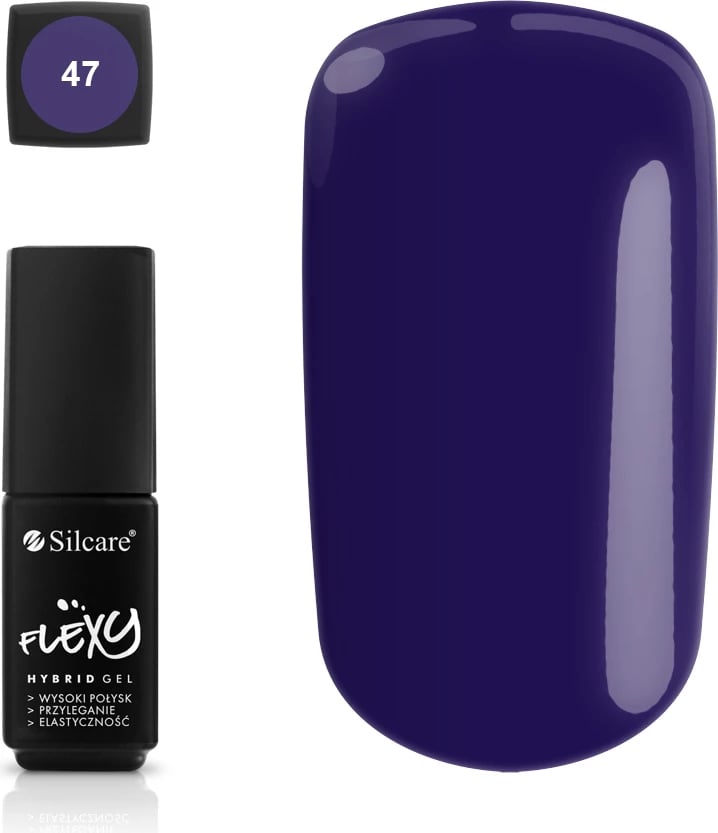 Llak për thonj Silcare Flexy Hybrid Gel 47, 4.5g