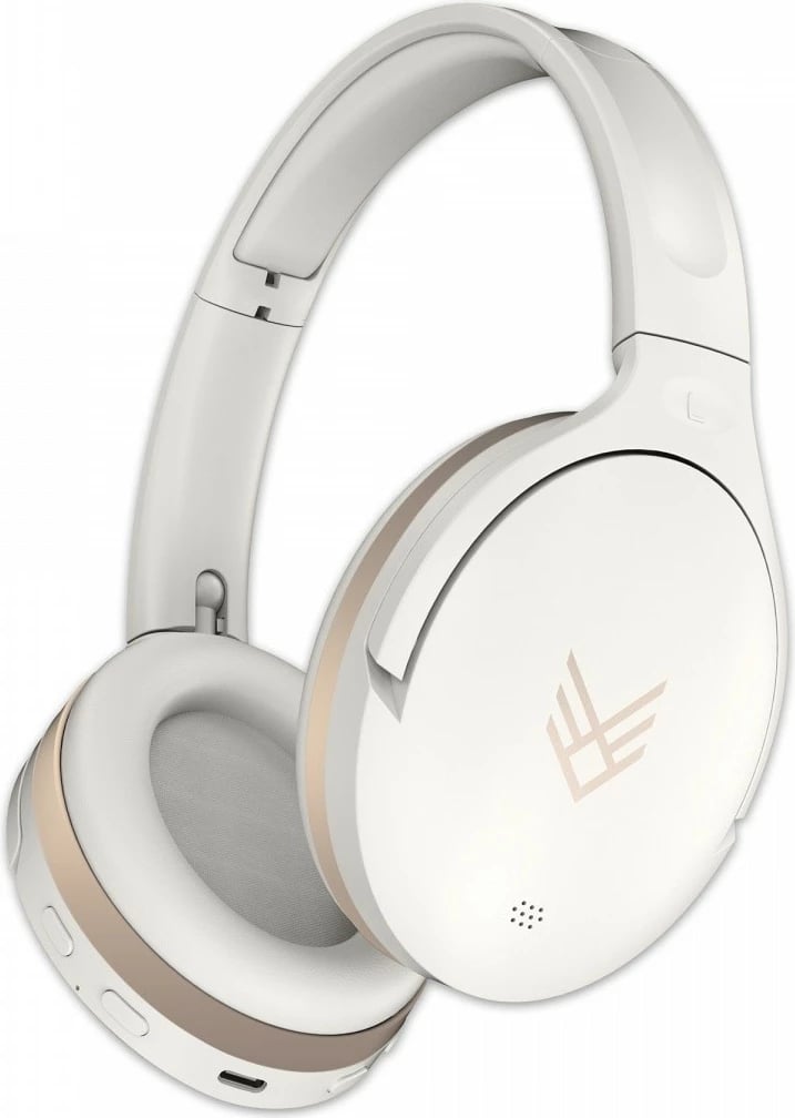 Kufje Audeeo Serene Hush Pro, over-ear, wireless, ANC, 35h, Krem