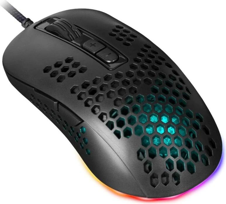 Maus Gaming Defender GM-620L, 12800 DPI, 7P RGB