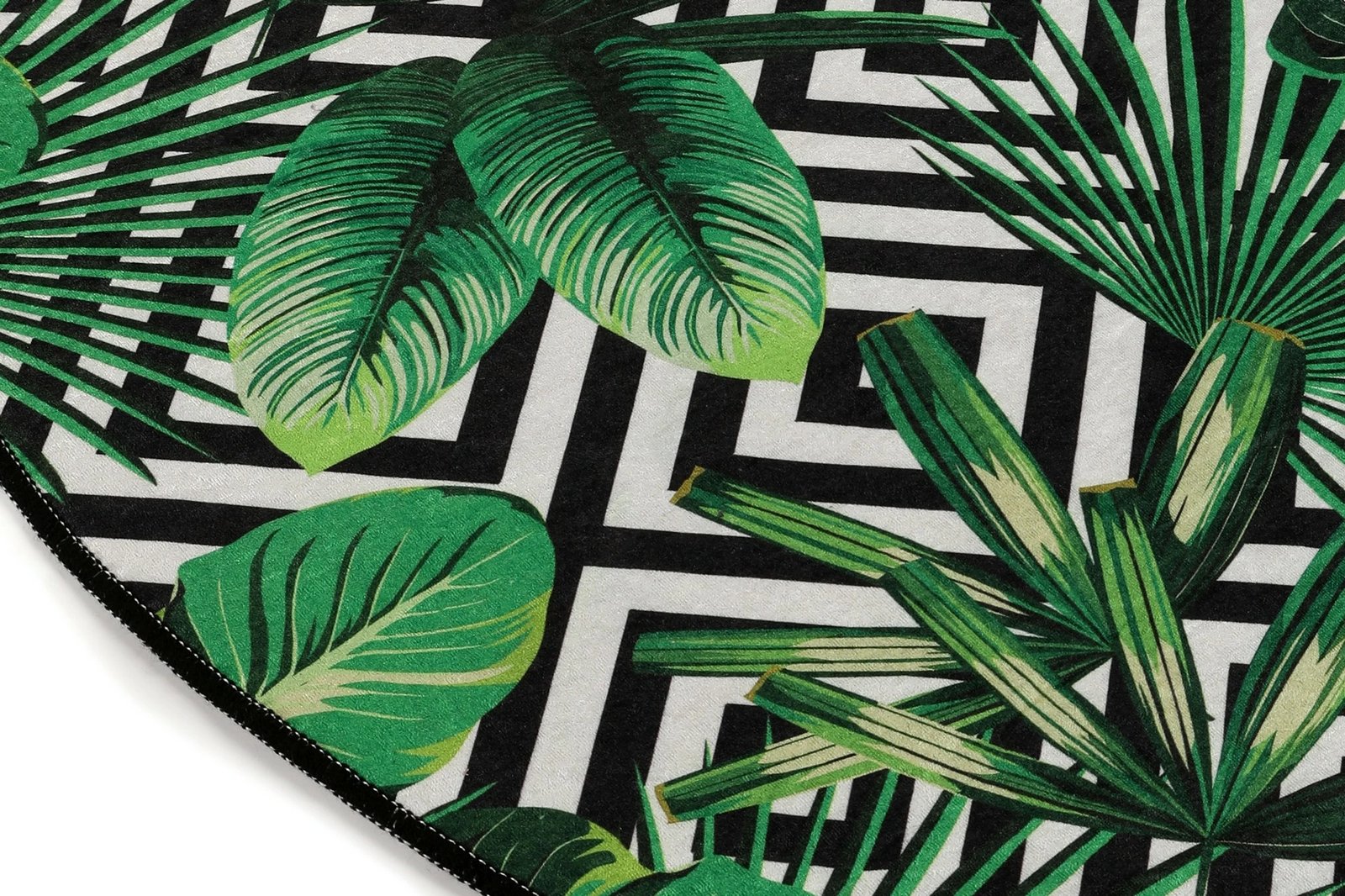 Qilim Tropik, shumëngjyrësh, 60x90cm, oval, Conceptum Hypnose DJT