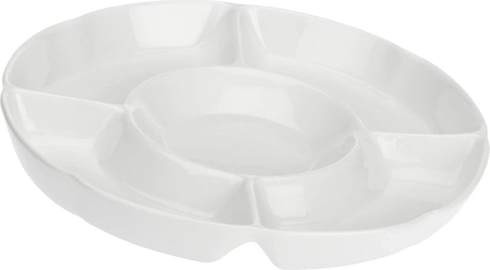Tabaka për meze LA PORCELLANA BIANCA CONVIVIO, 25.5 cm, Bardhë