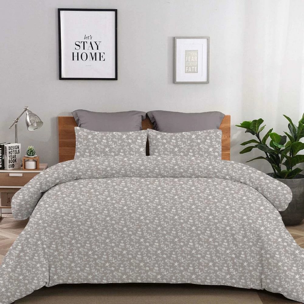 Set çarçafësh super king size ASTRON-HOME ITALY 245x260cm, Gri