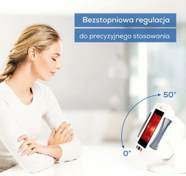 Llambë infra të kuqe Beurer IL50, 300W, e bardhë