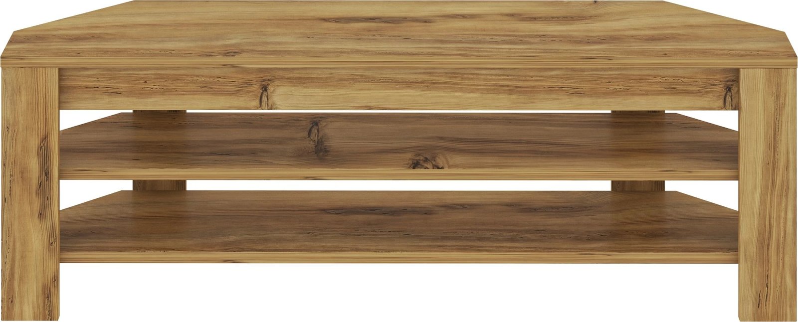 Komodë për TV, këndore, ngjyrë lisi, Hanah Home