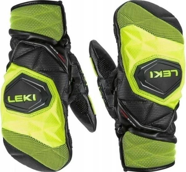 Doreza ski LEKI WCR Venom Jr. MITT 8.0, të verdha/zeza