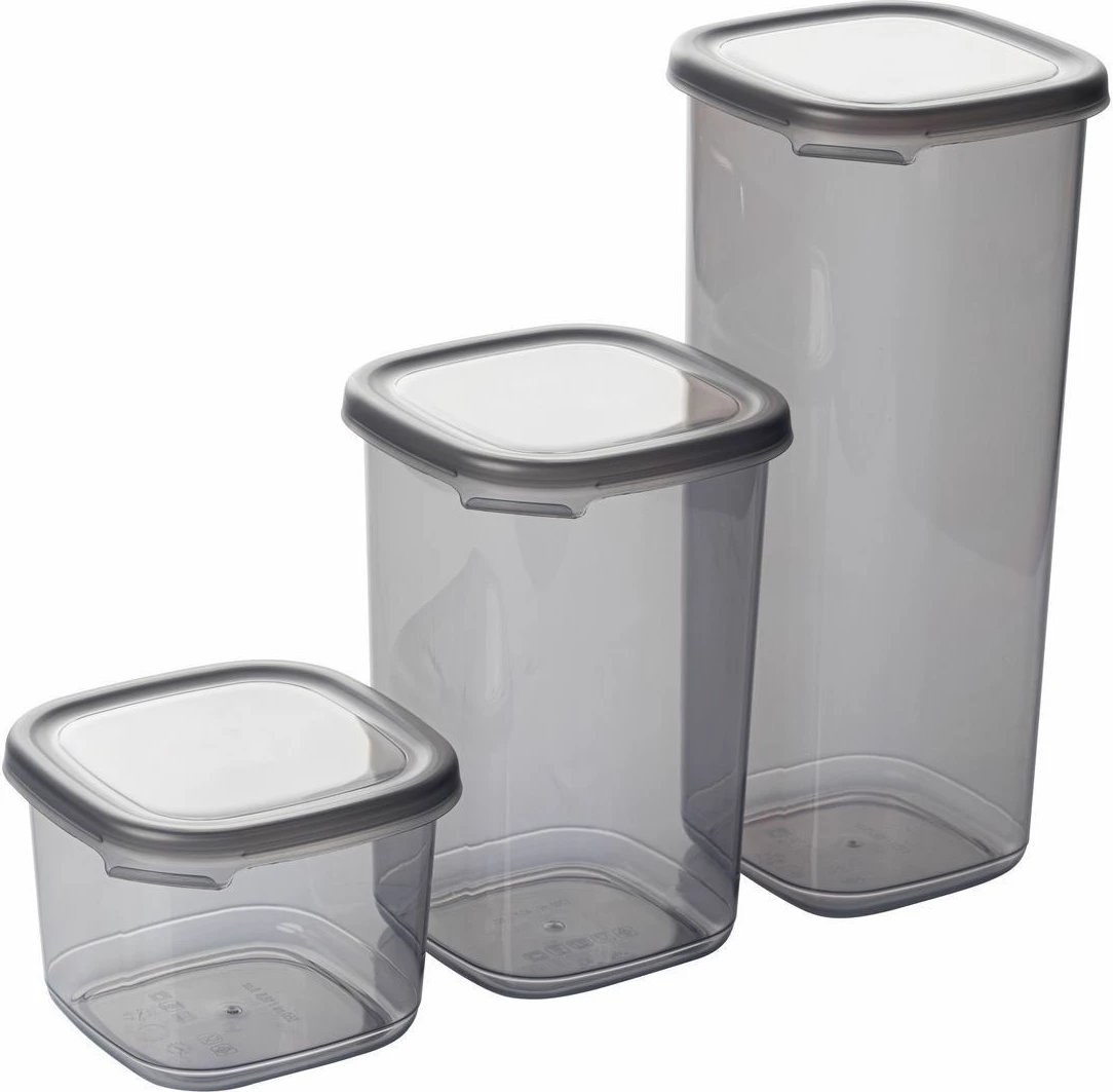 Set kuti për organizim (6 copë), ngjyrë antracit, BNMPEGYAS06-51217
