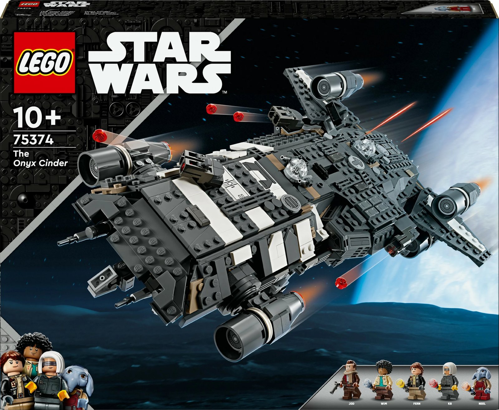 Set ndërtimi LEGO Star Wars The Onyx Cinder 75374, 1325 pjesë, multikolor