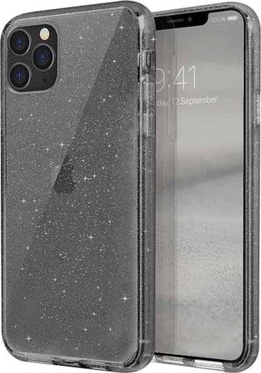 Mbështjellës UNIQ LifePro Tinsel për iPhone 11 Pro Max, i zi me shkëlqim