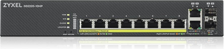 Switch Zyxel GS2220-10HP-EU0101F, i zi