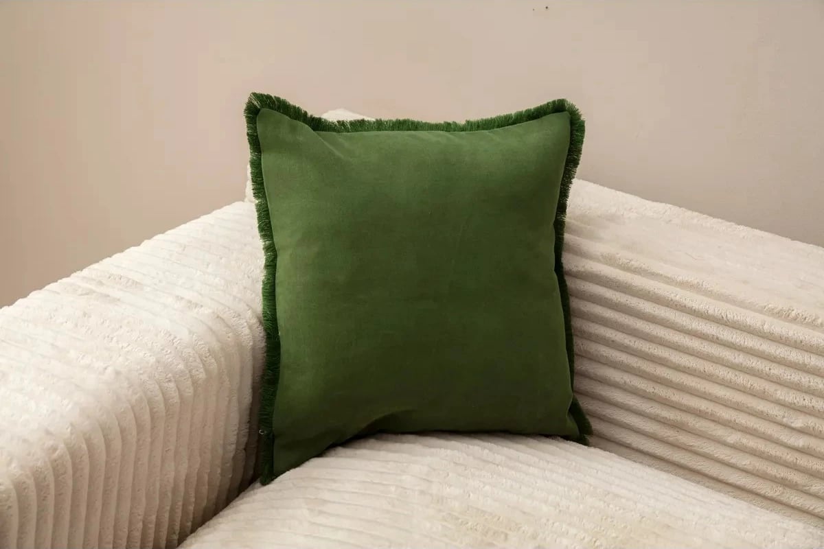 Jastëk i gjelbër, mbulesë, Evila Originals, 43x43cm