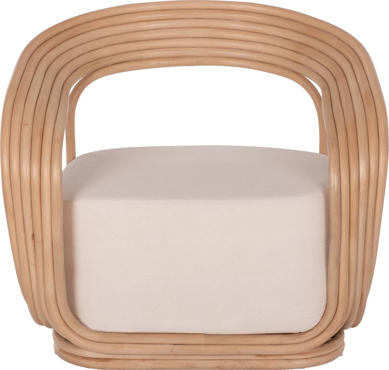 Karrige DUCHESS prej ratanit me jastëk të madh FH9478 81x59x70 cm