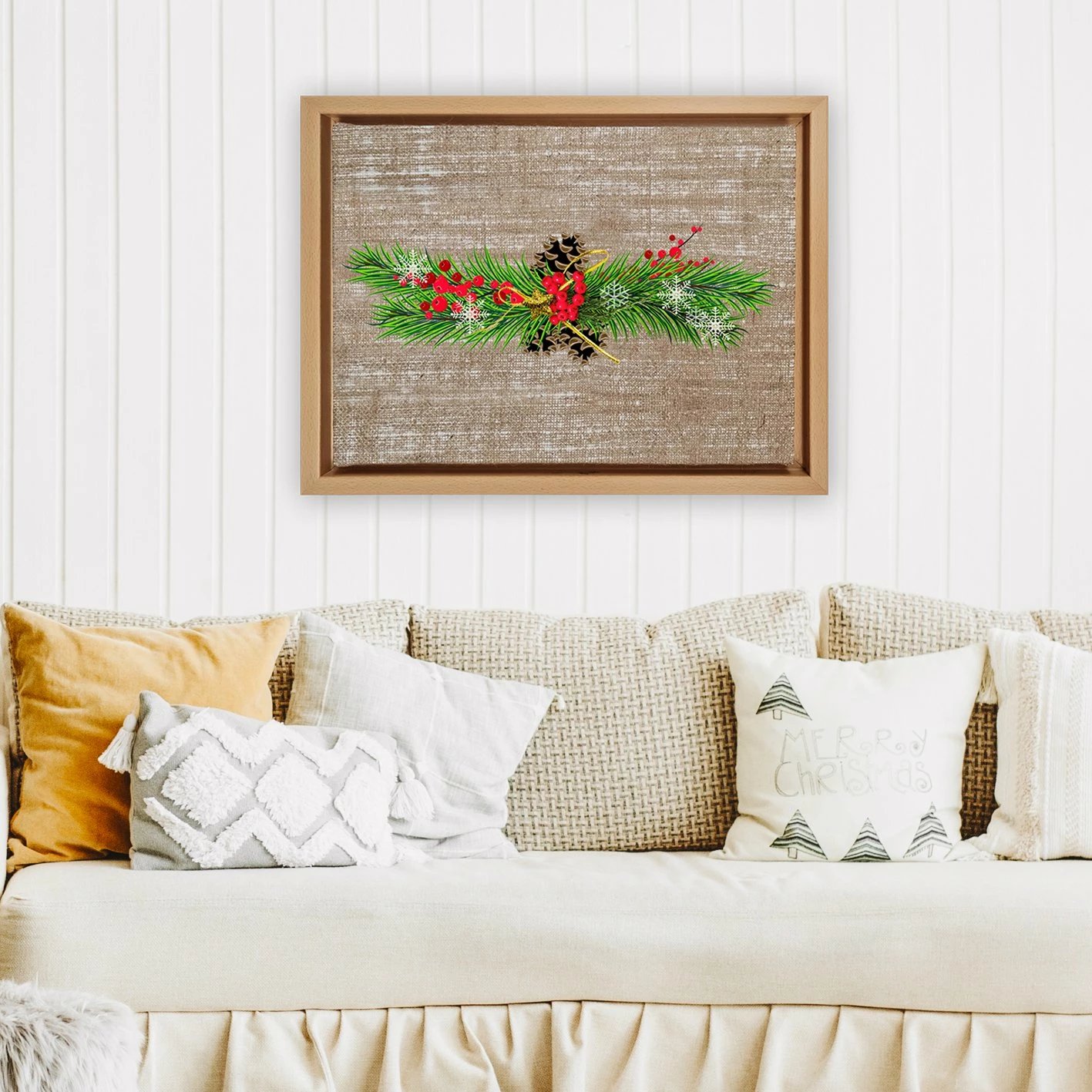 Pikturë dekorative në kanavacë me kornizë, shumëngjyrëshe, Wallity, NLJ3805461_3646, 36x46cm