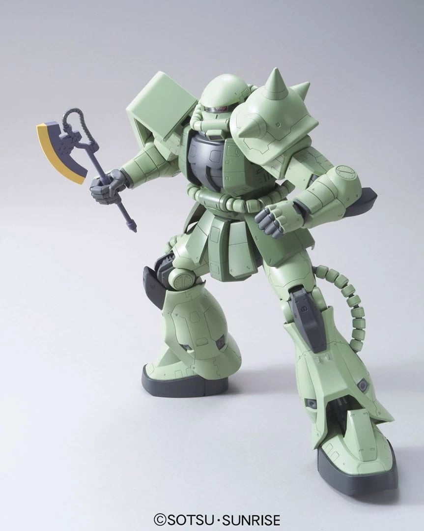 Model ndërtimi Bandai ZAKU II 1/48, jeshil