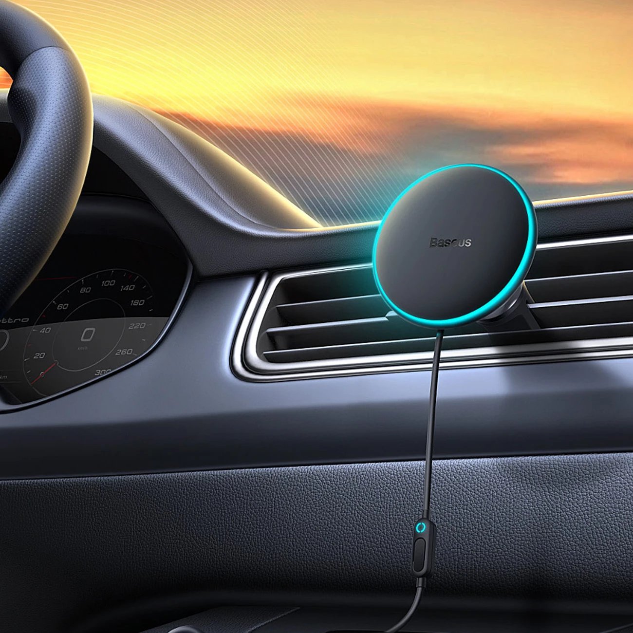 Karikues veture Baseus CW01, MagSafe 15W, USB-C 25W, i zi