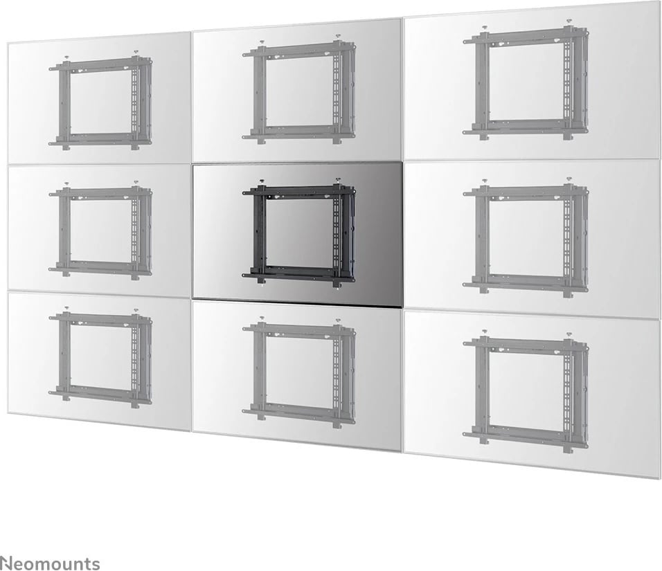 Mbajtës muri për videowall Newstar WL95-800BL1, 42-70 inç, pop-out, çelik, rregullim lartësie, 35 kg