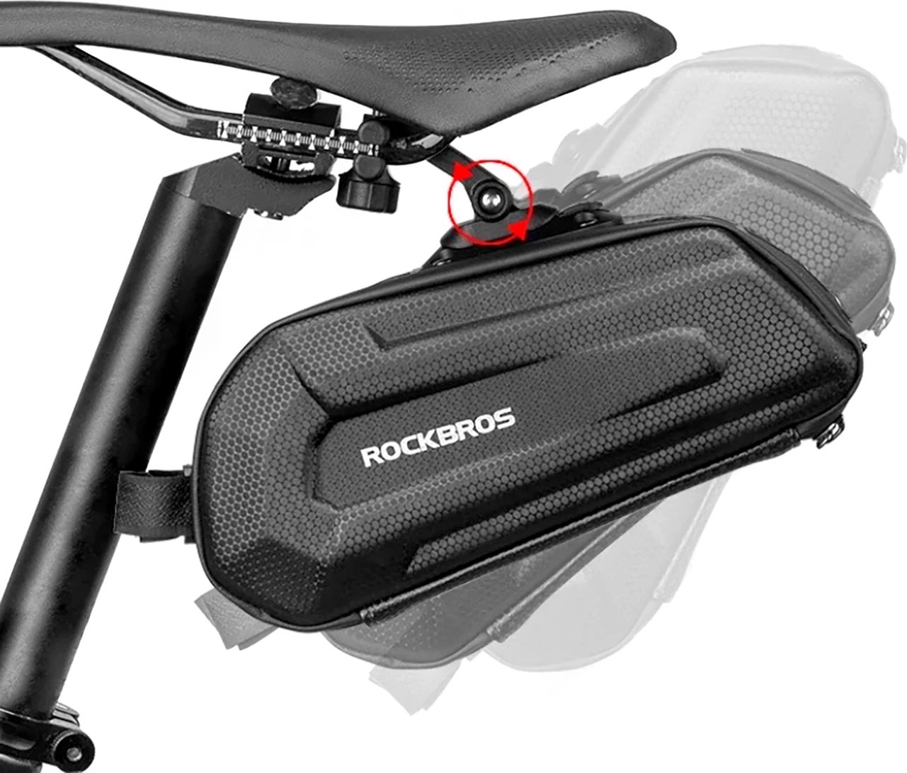 Çantë nën sedilje biçiklete Rockbros B69, 1.8L, sistem i lehtë montimi, e zezë