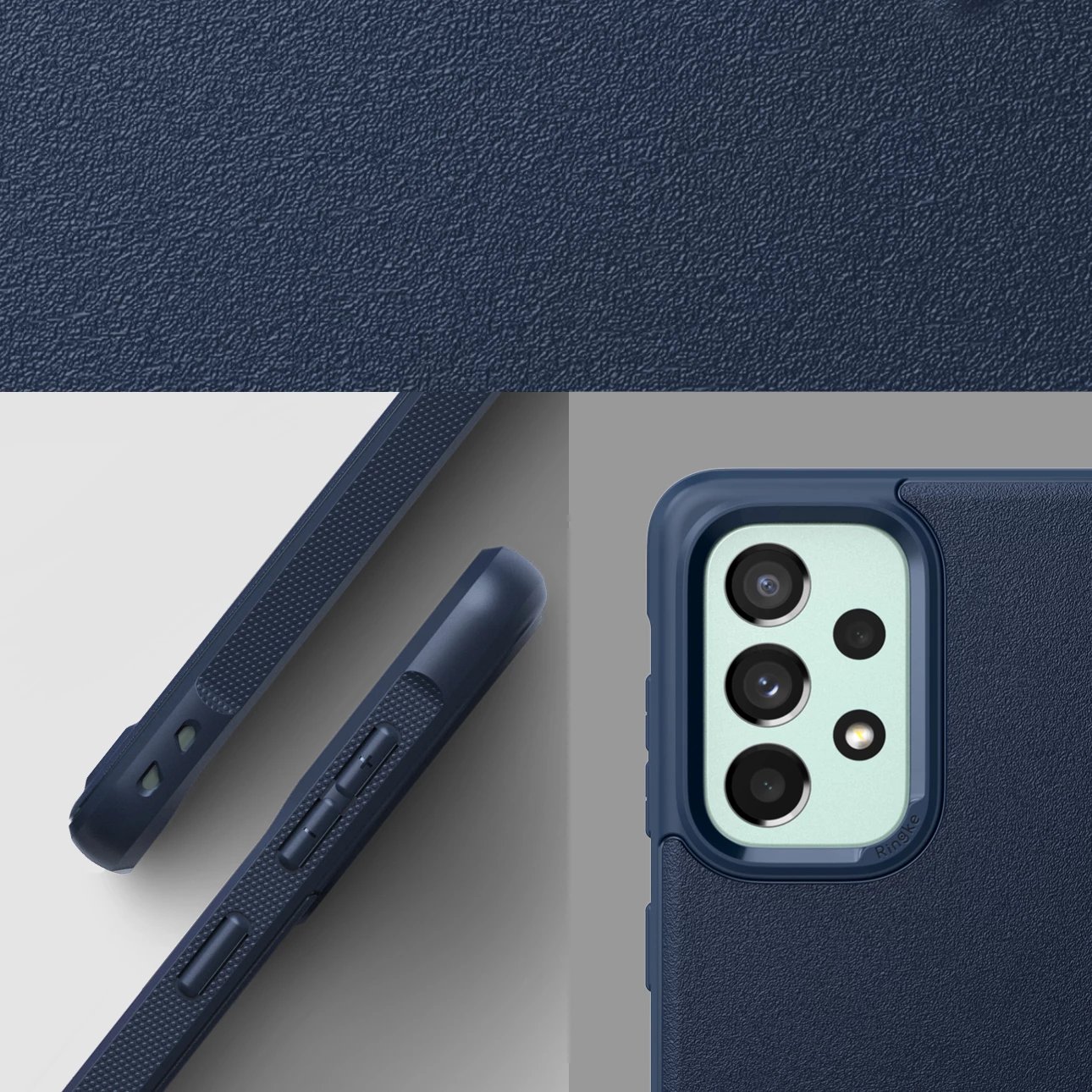 Mbështjellës Ringke Onyx për Samsung Galaxy A73, kaltër