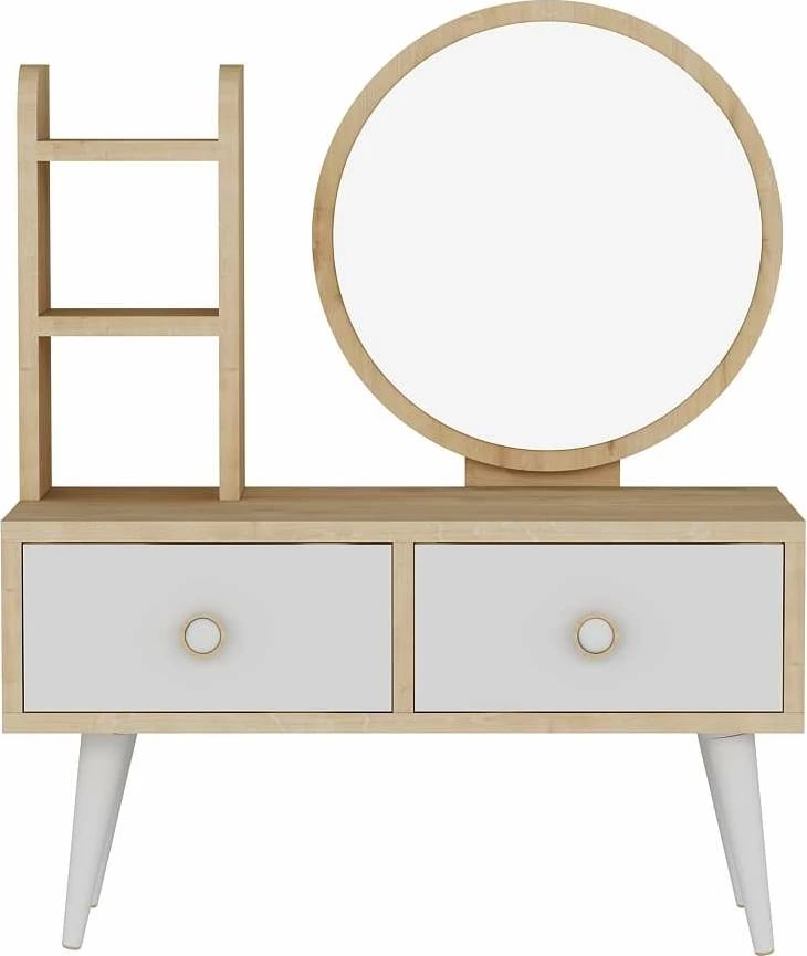 Tavolinë grimi Hanah Home Cindy, e bardhë dhe safir