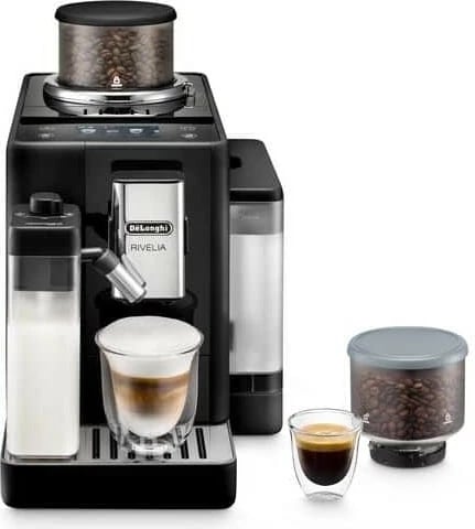 Aparat kafeje DeLonghi Rivelia EXAM 440.55B, automatik, 1.4L, zi