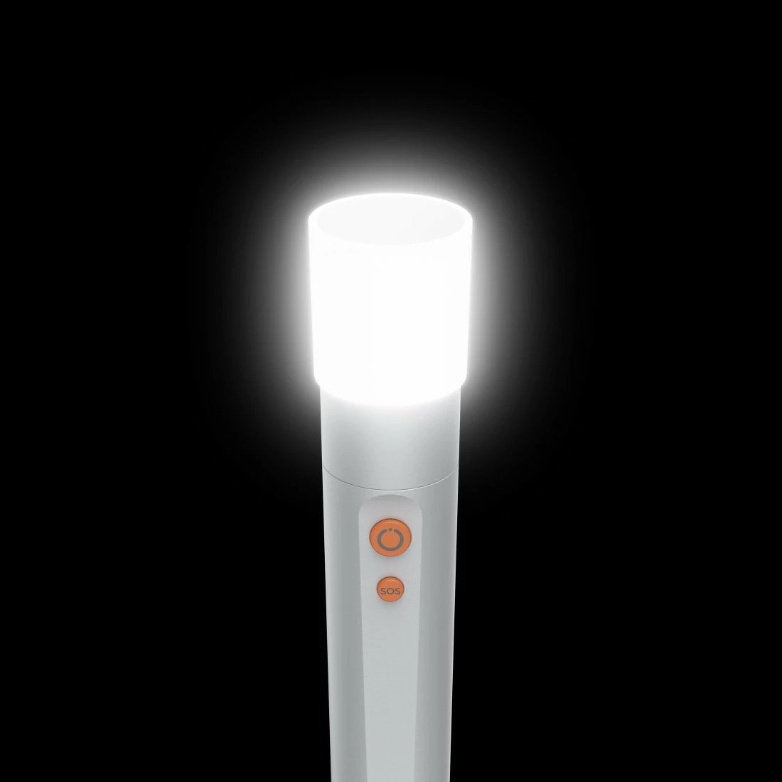 Elektrik dore LED, Hama, FL250 (228602), 250 lm, rreze 65 m, 4 modalitete me difuzer, argjendtë