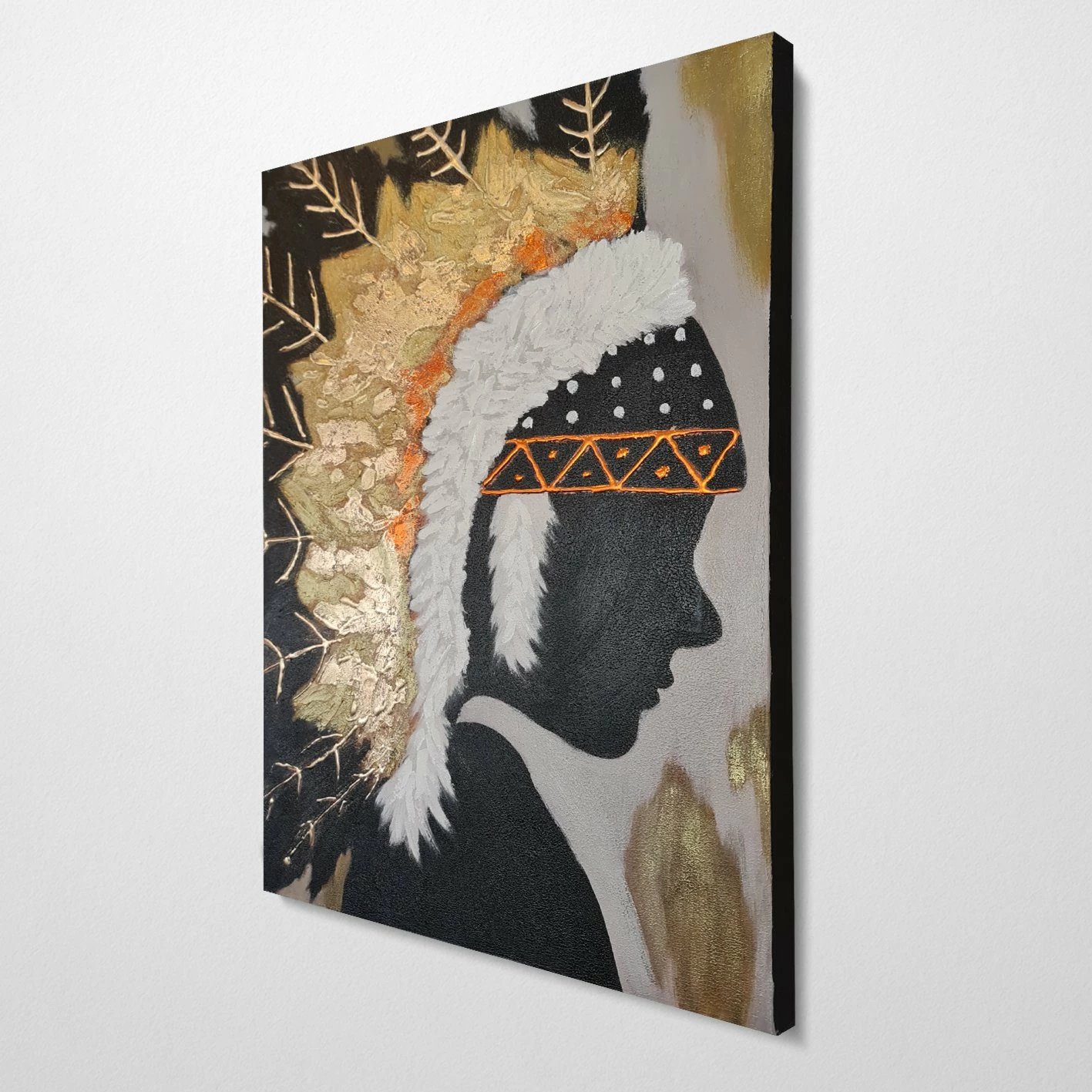 Pikturë dekorative me vaj, shumëngjyrëshe, Wallity OPG2129441609, 50x70cm