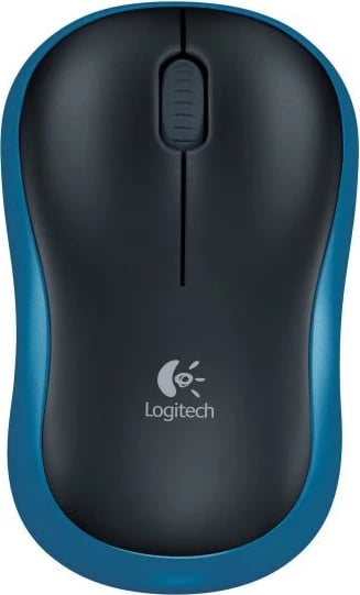 Maus wireless Logitech M185 (910-002236) USB, blu e zezë