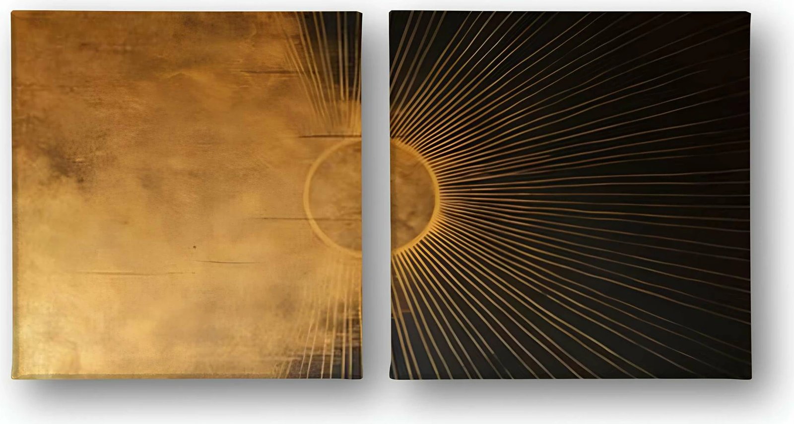 Pikturë dekorative në kanavacë (2 copë), Wallity, ASR_CNV2-8, 40x40