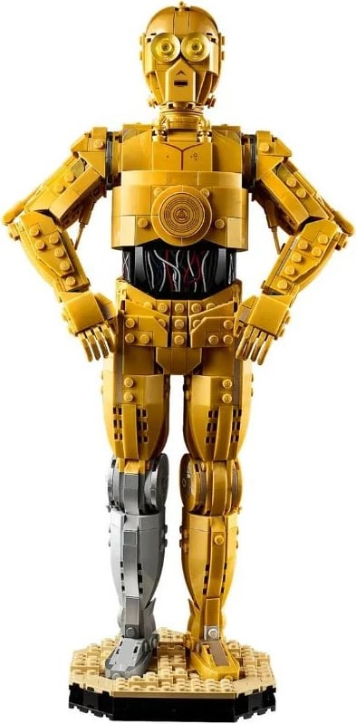 Set LEGO Star Wars C-3PO 75398, 1138 pjesë, i artë, për të rritur