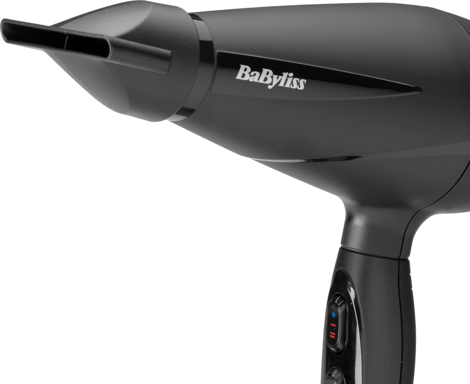 Tharëse flokësh, BaByliss 6710DE, 2100 W, motor AC, jonizim, 2 shpejtësi dhe 3 temperatura, me difuzor dhe grykë e ngushtë, e zezë