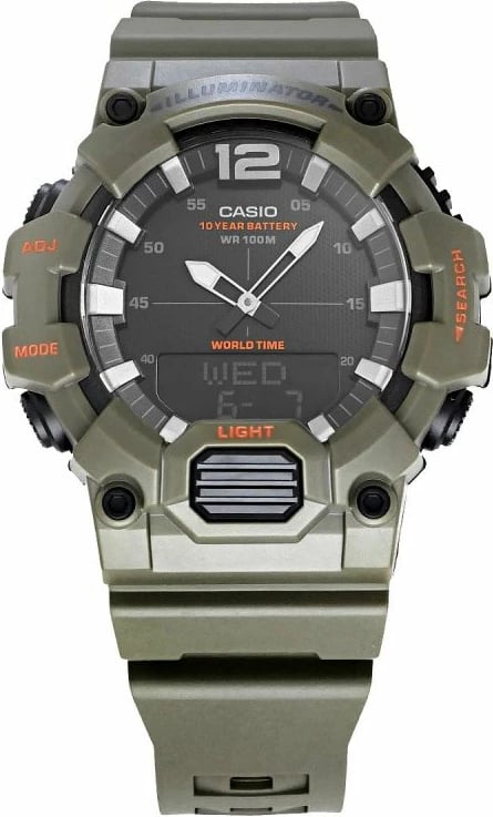 Orë dore për meshkuj CASIO, e zezë