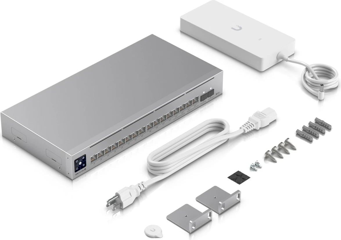 Switch Ubiquiti Pro Max 16 PoE, Managed, L3, Gigabit Ethernet, Rack mounting