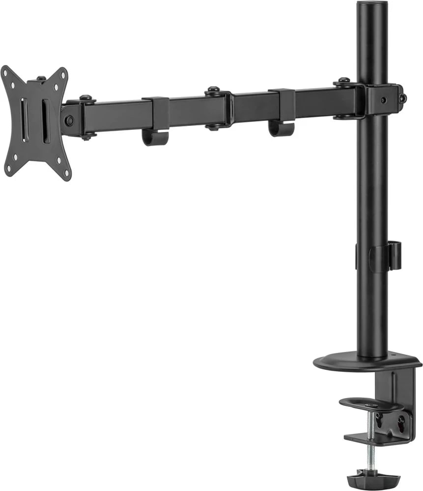 Mbajtëse tavoline për monitor Maclean MC-753N, krah i vetëm, 17-32", VESA 75x75/100x100, e zezë