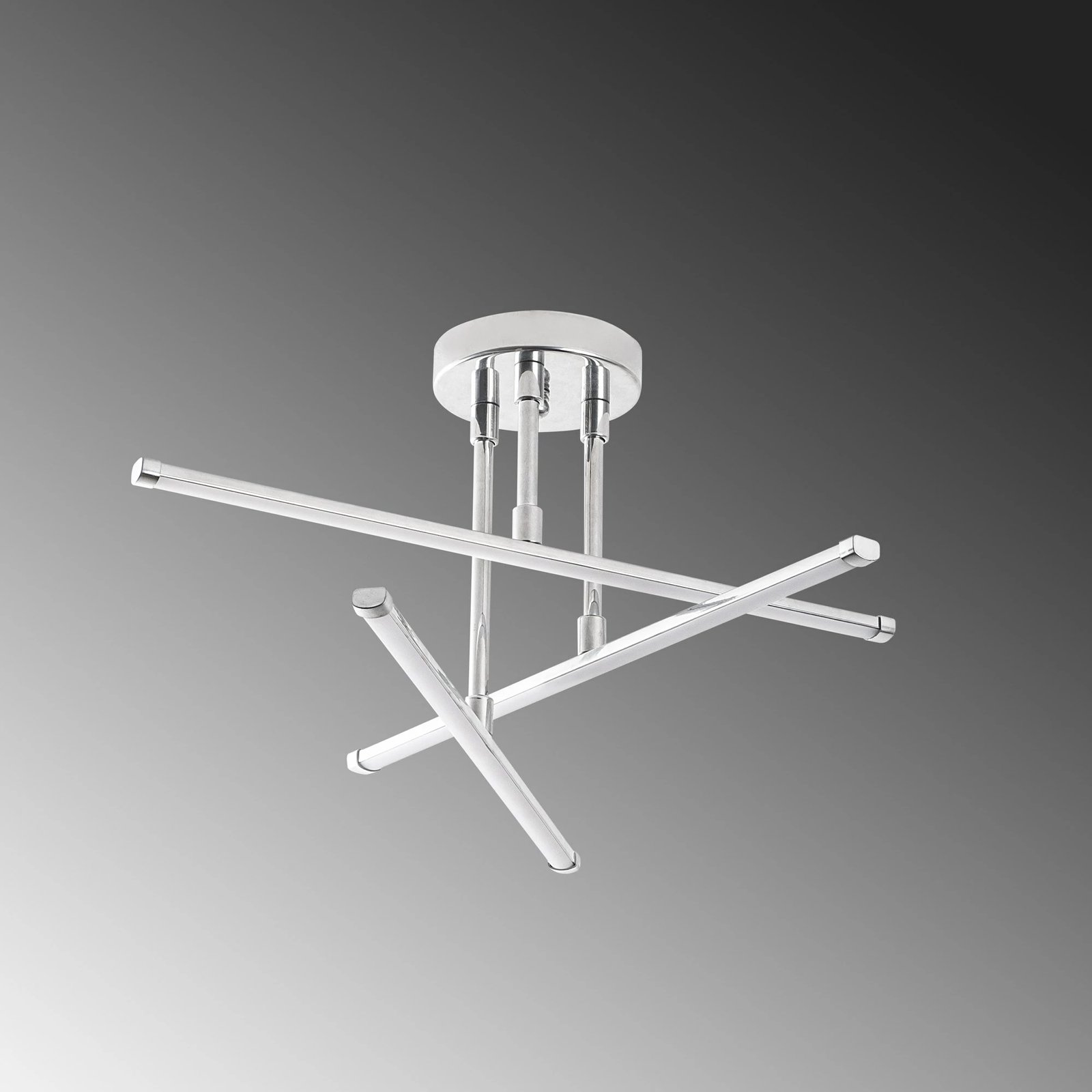 Llambë tavani Opviq, Ledflower-13652, krom, 51x26cm