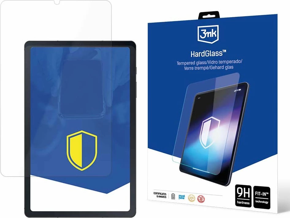 Xham i temperuar për ekran, 3mk Protection HardGlass, për Samsung Galaxy Tab S6 Lite 2020/2022, 9H, 0.3 mm, 2.5D, shtresë oleofobike