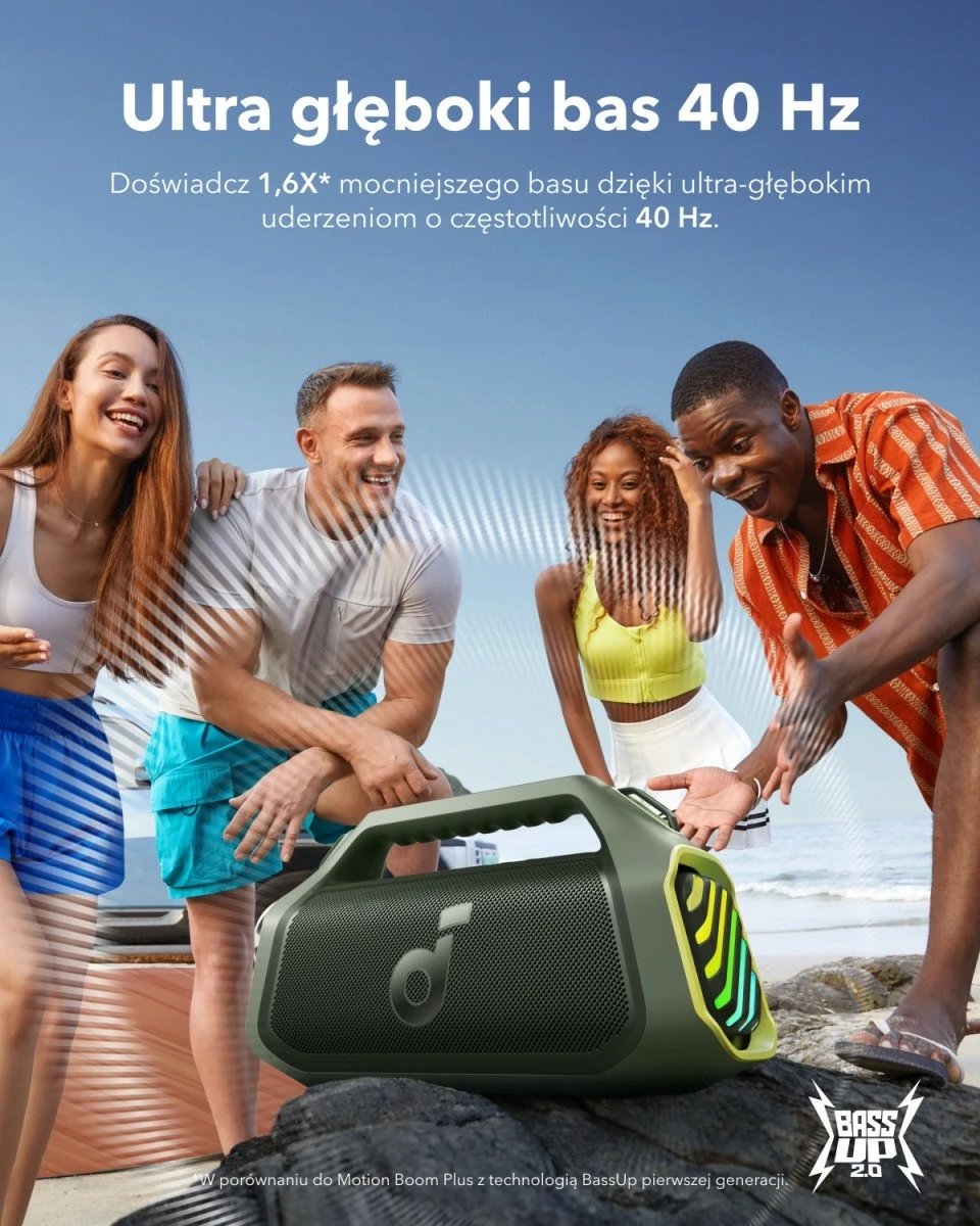 Altoparlant Anker Soundcore Boom 2 Plus, Bluetooth, 140W, 24 orë, i gjelbër