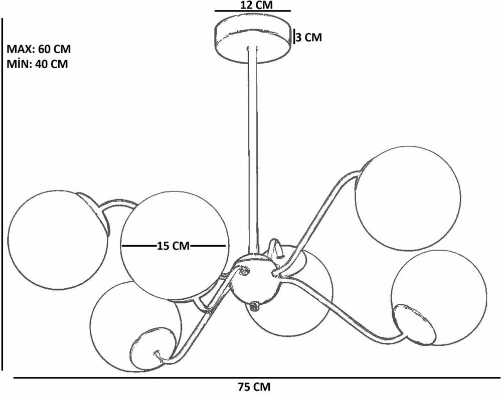 Llambë tavani Opviq, 8987-2, e bardhë dhe ari, lartësi e rregullueshme