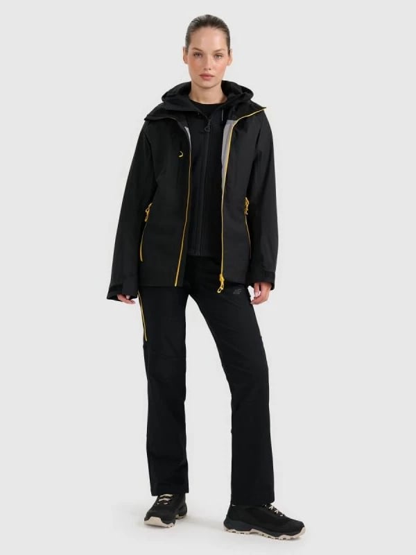 Jakne softshell për femra 4F, e zezë