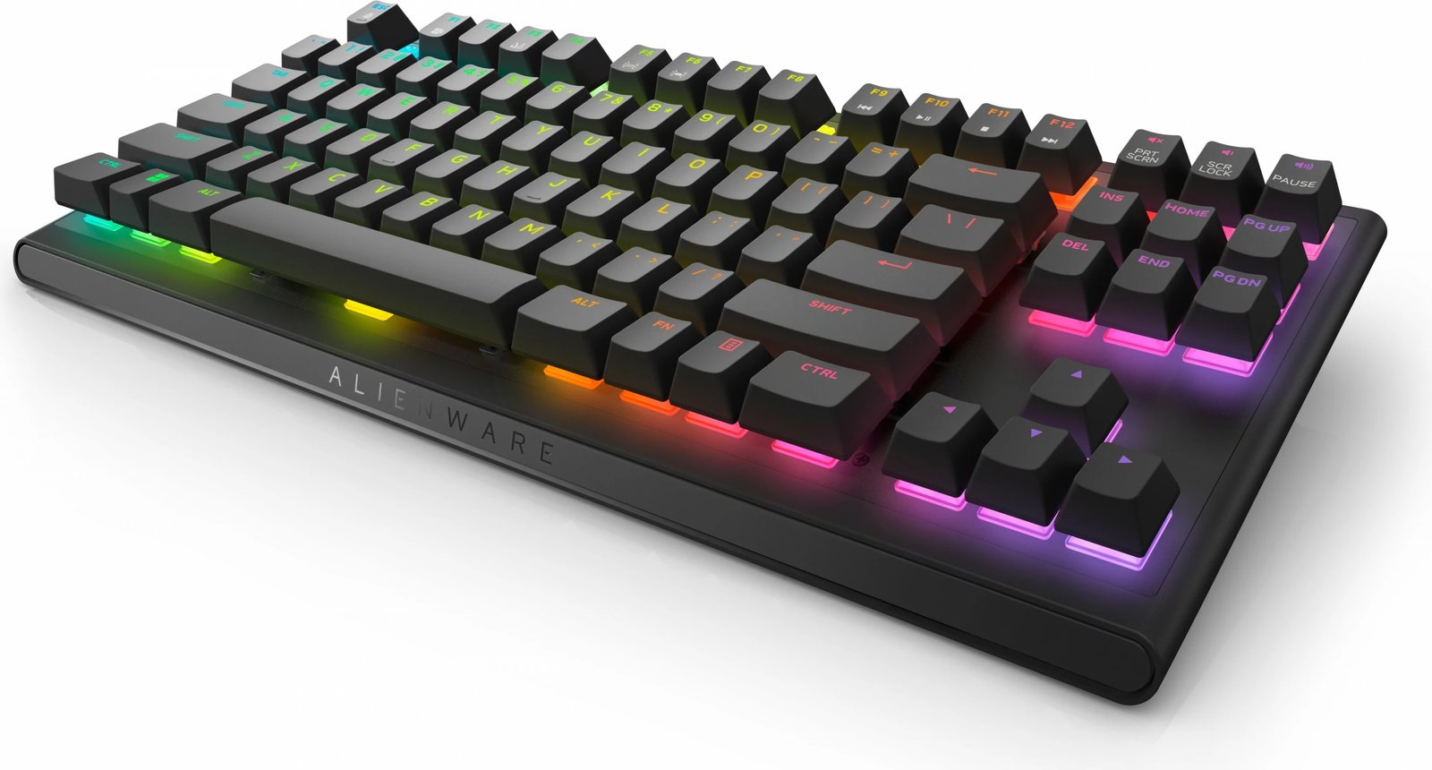 Tastierë mekanike gaming Alienware RGB Tenkeyless, Cherry MX Red, USB, e zezë