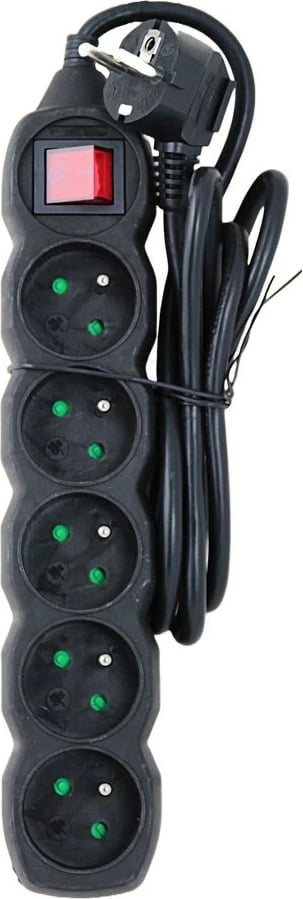 Shtrirës rryme Esperanza ELK214K, 5 vendesh, 1.5 m, i zi