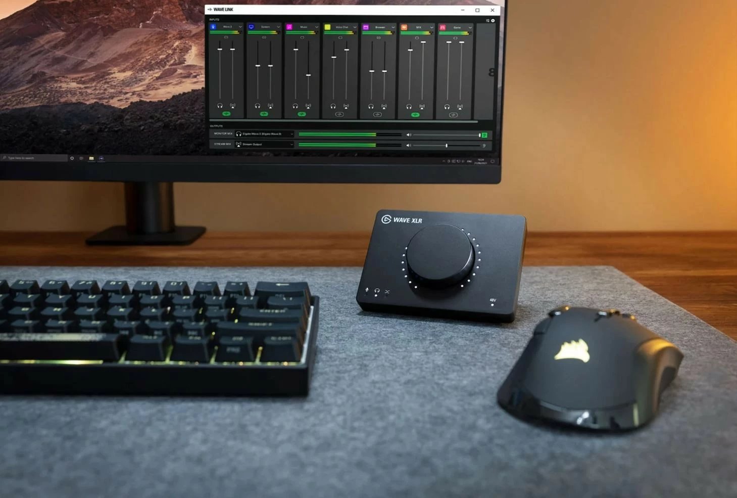 Interfacsë audio për mikrofon, Elgato Wave XLR (10MAG9901), USB-C, 20–20000 Hz, 48V, e zezë