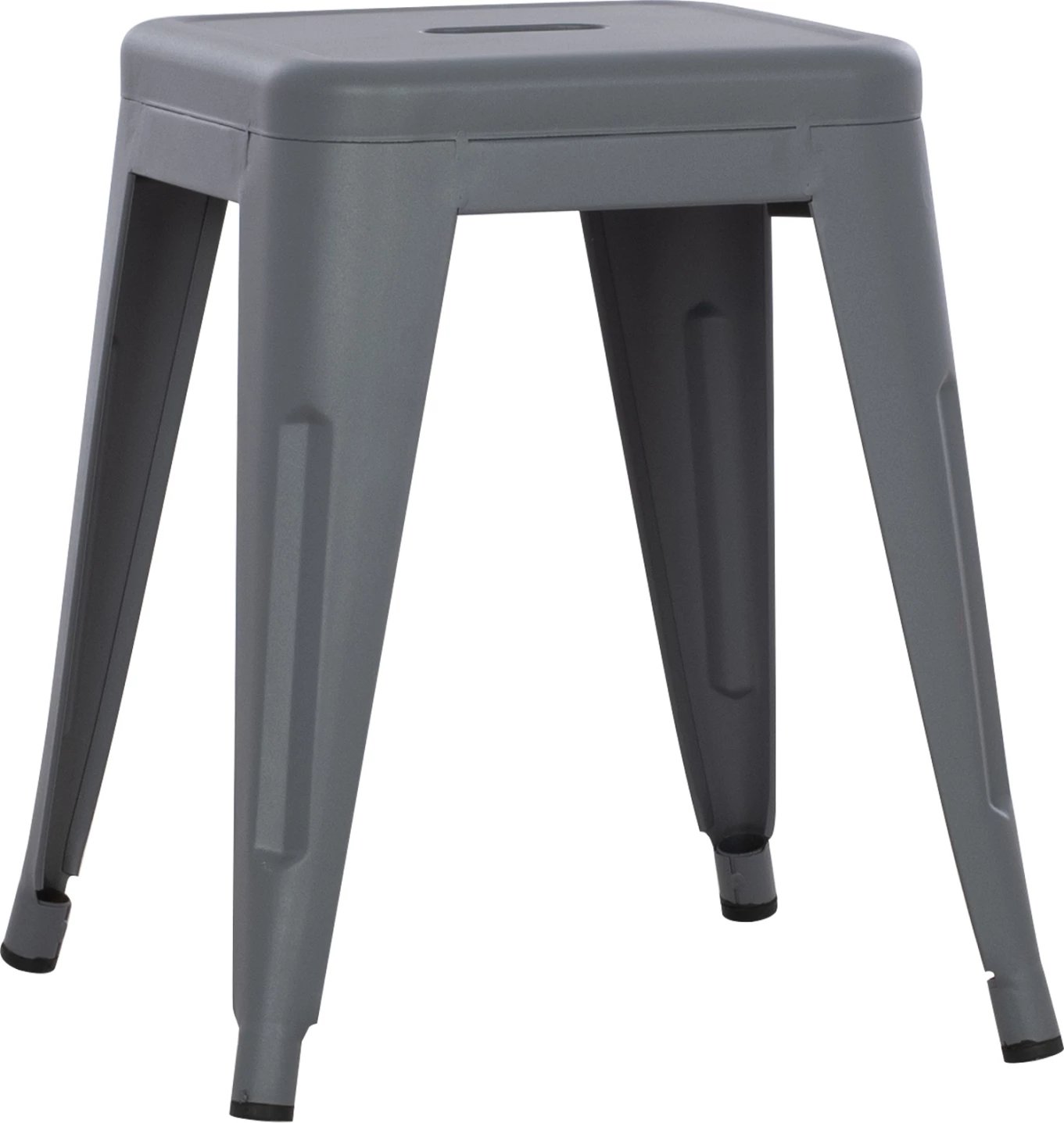 Karrige për bar MELITA FH0096.50 metalike ngjyrë gri mat 39x39x46Hcm.