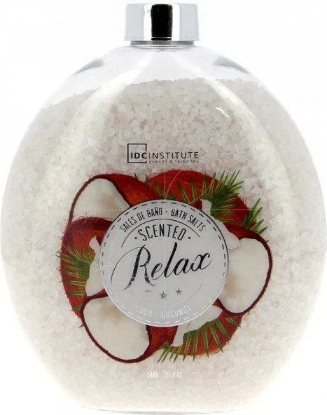 Kripë për banjë IDC Institute Scented Relax unisex, kokos, 900g