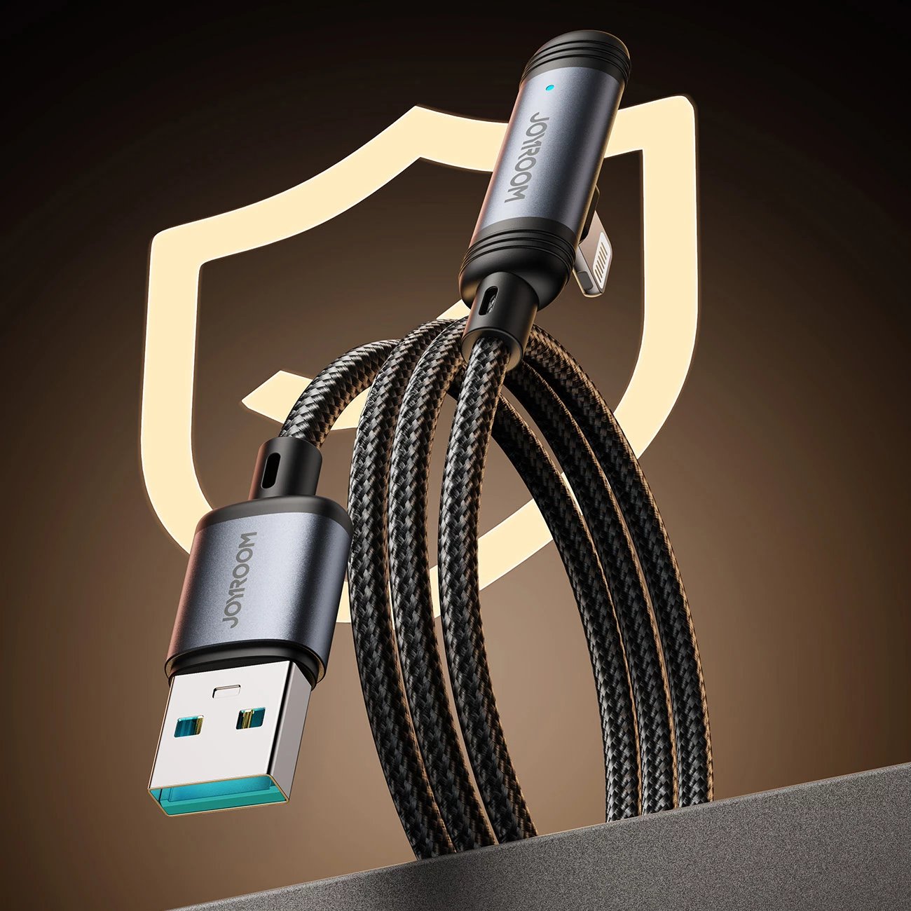 Kabllo Joyroom S-A56 EnjoyX Series USB-A në Lightning 1.2m, 3A, e zezë