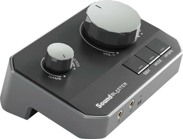 Kartë zëri Creative Sound Blaster G8, USB-C, 7.1, Amplifikator kufjesh, E zezë/Gri