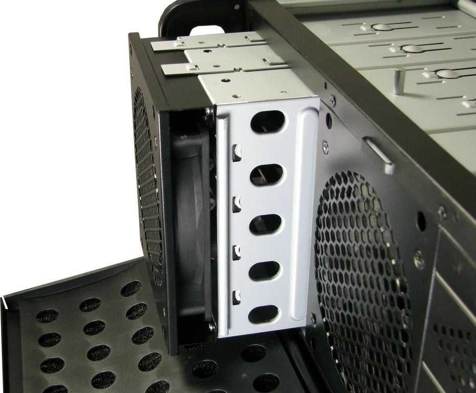 Kasë serveri IC Intracom Inter-Tech IPC 4U-4129L, 4U, ATX/EATX/micro ATX, metallic silver