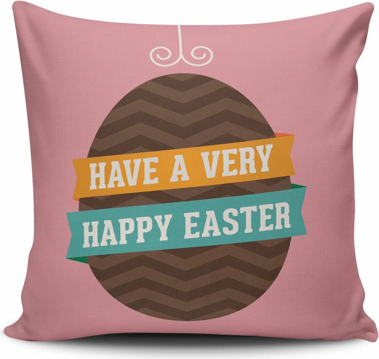 Jastëk dekorativ Aberto Design, EASKRL-03, shumëngjyrësh, 43x43cm