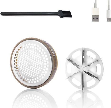 Heqës pushash Adler AD 9617 me LCD, 3 shpejtësi 6500/7500/8500 rpm, bateri 2000 mAh, sipërfaqe pune 6.5 cm, e bardhë-ari